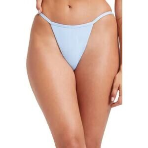 Good American Women's Adjustable String Bikini Bottom Blue Sz XXL (5)